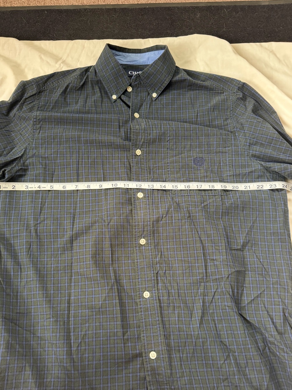 Chaps plaid button down - Picture 3 of 5